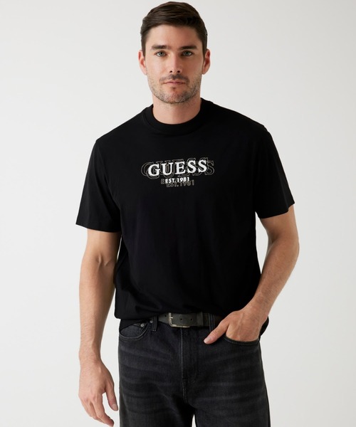 GUESS（ゲス） tシャツ Crew Neck Short Sleeves Small Logo Tee 半袖