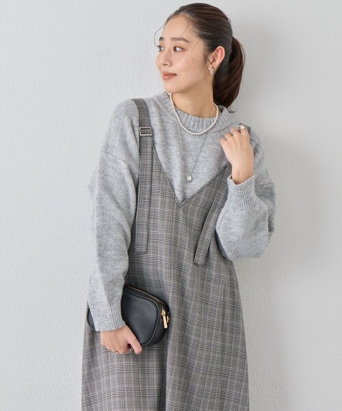 un dix cors（アンディコール） ジャンパースカート 「クラシカルな