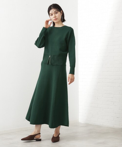THE SHOP TK セットアップ 「前後2WAY」ニットセットアップ レディース