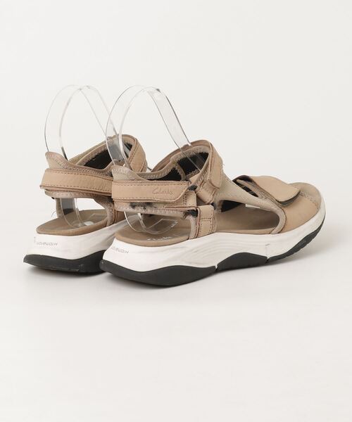 「Clarks」 フラットサンダル UK6 ベージュ レディースの画像