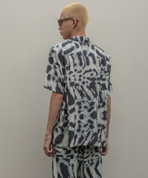 「BAL」 半袖シャツ MEDIUM グリーン メンズ_画像3