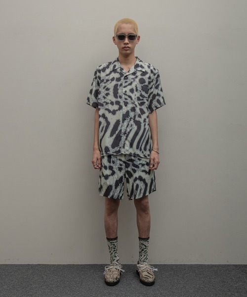 「BAL」 半袖シャツ MEDIUM グリーン メンズ_画像7