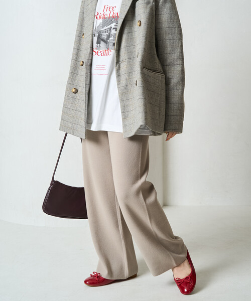 FREAK'S STORE（フリークスストア） パンツ 限定展開 ニット ワイド