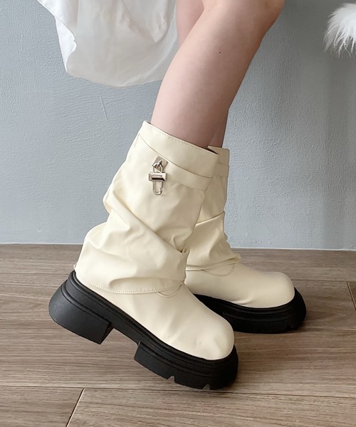 Nana（ファッション） ブーツ ルーズブーツ レディース : ZOZOTOWN