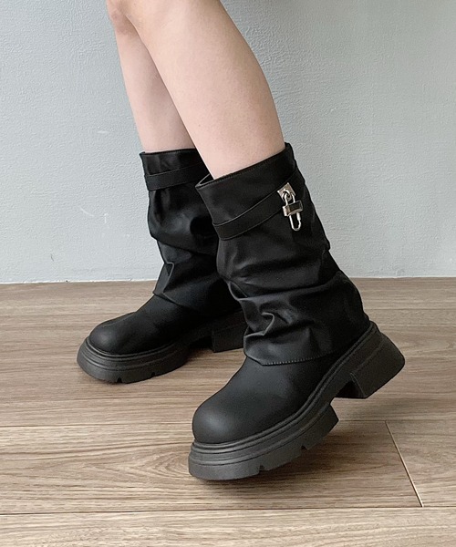 Nana（ファッション） ブーツ ルーズブーツ レディース : ZOZOTOWN