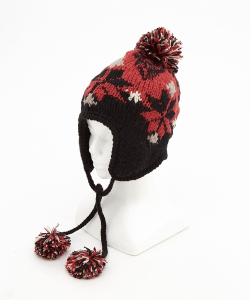 punkandyo ニット帽 ankoROCK ニット帽 ニットキャップ an meets zakka ノルディック柄