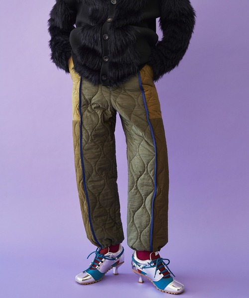 OMMO（オーエムエムオー） パンツ QUILTING BALLOON PT レディース