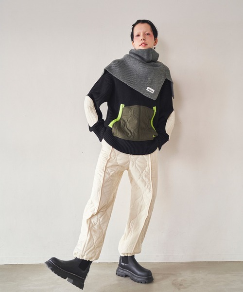 OMMO IRREGULAR PATTERN PT バルーンパンツ OMMO IRREGULAR PATTERN PT バルーンパンツ