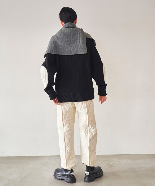 OMMO IRREGULAR PATTERN PT バルーンパンツ OMMO（オーエムエムオー） パンツ QUILTING BALLOON PT レディース