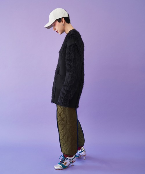 OMMO（オーエムエムオー） パンツ QUILTING BALLOON PT レディース