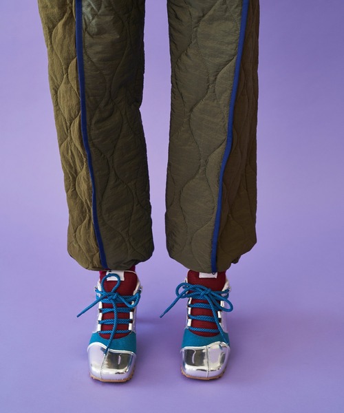 OMMO（オーエムエムオー） パンツ QUILTING BALLOON PT レディース