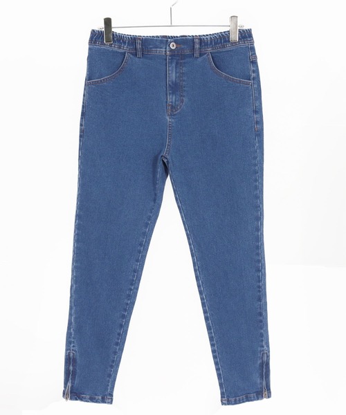 B'z デニム CAMBIO（カンビオ） ジーンズ mp14291-裾ZIPデニムテーパードパンツ