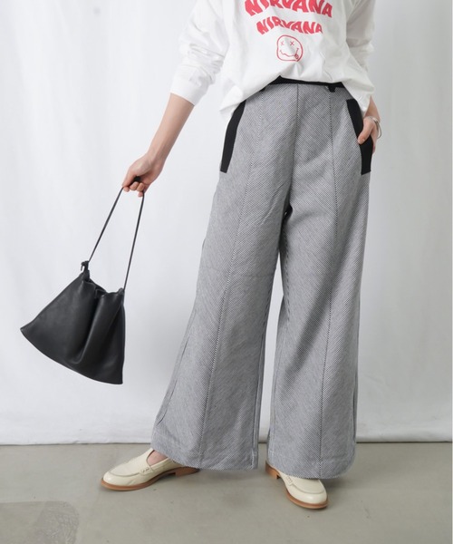 「LUCA/LADY LUCK LUCA」 パンツ 38(M) ブラック レディース_画像2