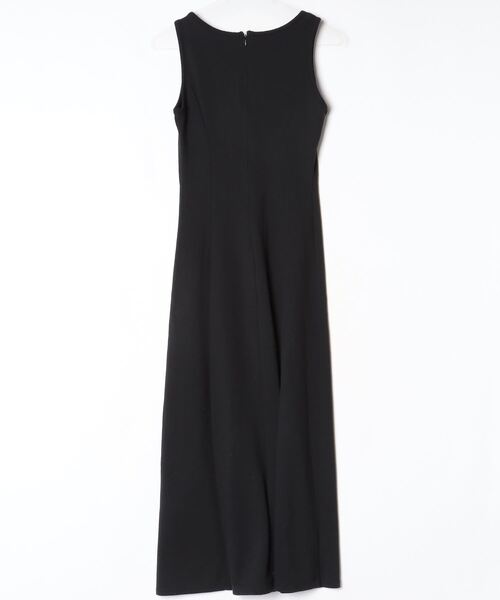 René ノースリーブワンピース 34 ブラック 専用☆René ブラック ノースリーブ ワンピース 34 ダークネイビー
