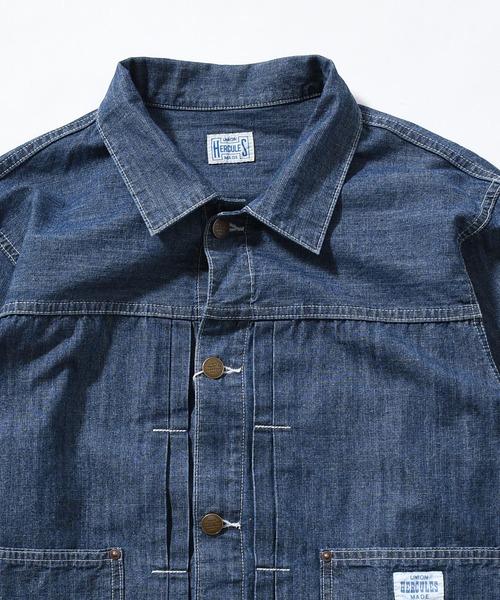 デニムジャケット gジャン 「UNION HERCULES MADE」デニムジャケット メンズ レディースの画像