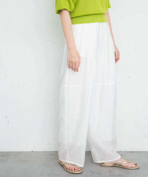 「KBF」 パンツ ONE ブラック レディース_画像3