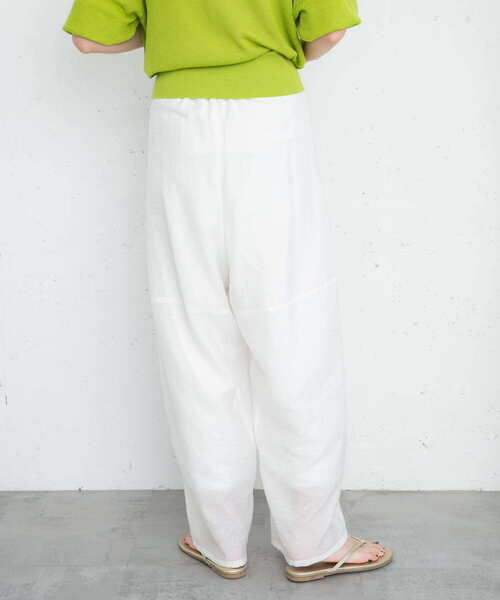 「KBF」 パンツ ONE ブラック レディース_画像4