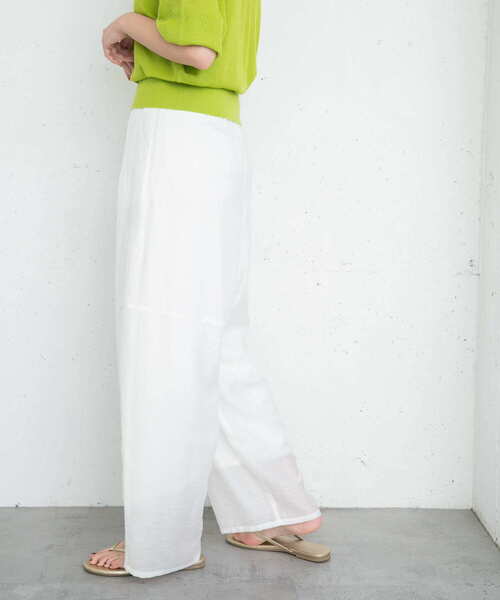 「KBF」 パンツ ONE ブラック レディース_画像5