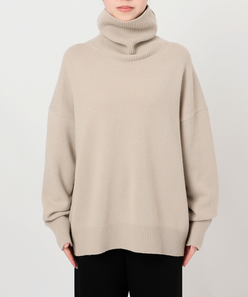 P*a様 ドゥーズィエムクラス ウール 長袖 ニット ボトルネック スリット 厚 ドゥーズィエムクラス ウール 長袖 ニット ボトルネック スリット 厚め