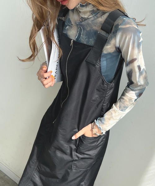 「Futier land」 サロペットスカート FREE カーキ レディース_画像4