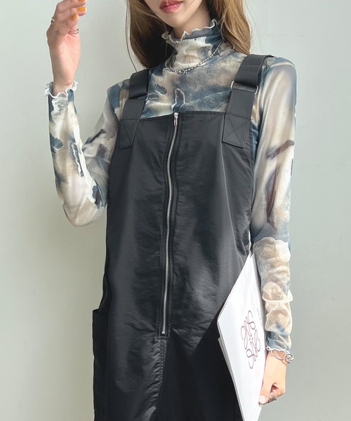 「Futier land」 サロペットスカート FREE カーキ レディース_画像5