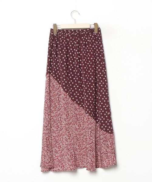 「natural couture」 スカート FREE レッド レディース_画像2