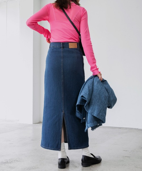 「BONLECILL」 デニムスカート FREE ブラック レディース_画像4