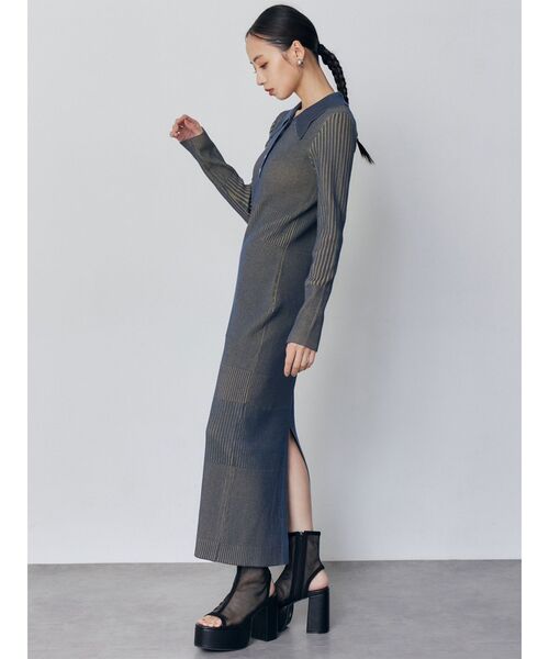 MURUA（ムルーア） ワンピース リブニットロングワンピース : ZOZOTOWN