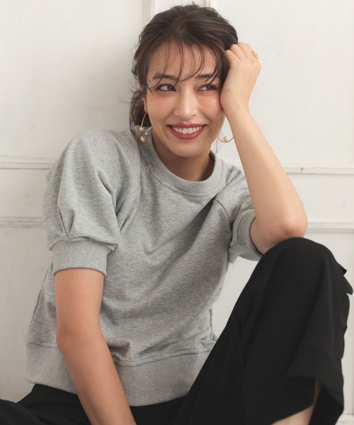 「DONOBAN」 スウェットカットソー F ピンク レディース_画像2