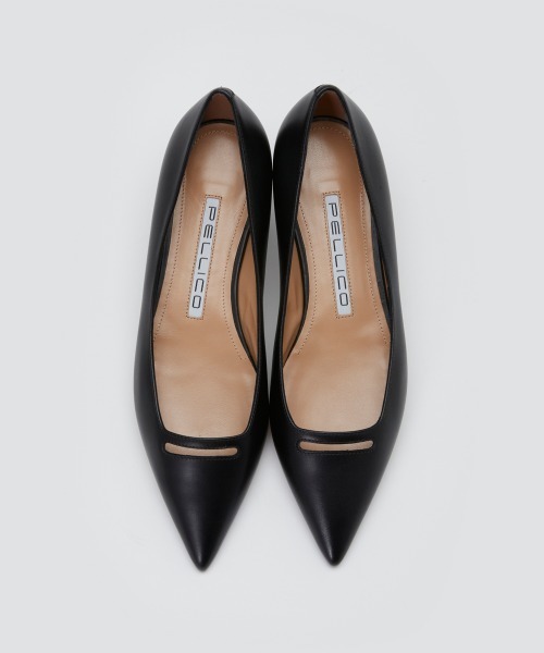 「PELLICO」 フラットパンプス 35.5 ブラック レディース_画像2