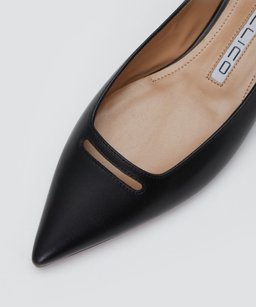 「PELLICO」 フラットパンプス 35.5 ブラック レディース_画像4