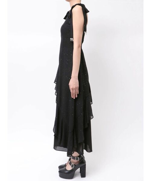 EATME（イートミー） ワンピース ショルダーリボンフレアワンピース