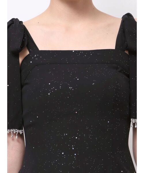 EATME（イートミー） ワンピース ショルダーリボンフレアワンピース