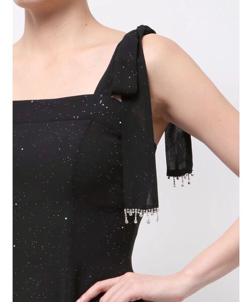 EATME（イートミー） ワンピース ショルダーリボンフレアワンピース