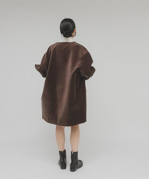 KBF（ケービーエフ） コート アウター ベロアBIGジャケット レディース