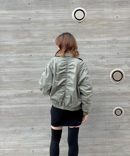 「ENVYM」 ブルゾン FREE ブラック レディース_画像2