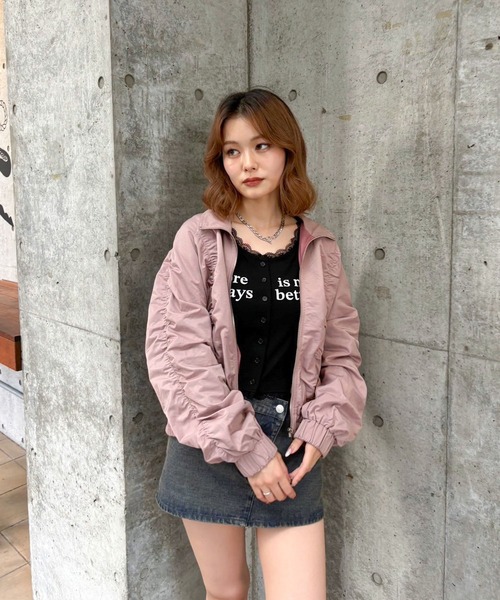 「ENVYM」 ブルゾン FREE ブラック レディース_画像5