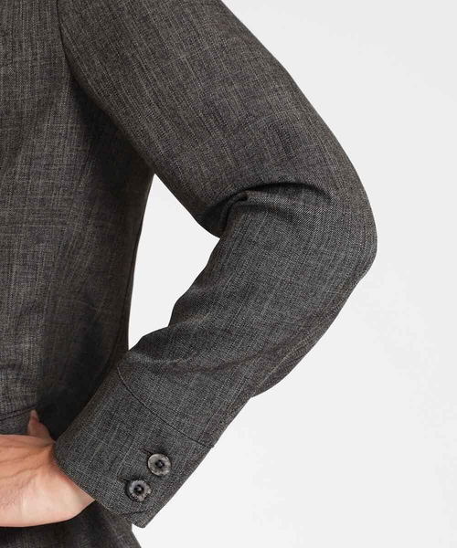 「MICHEL KLEIN HOMME 」 テーラードジャケット MEDIUM ダークグレー メンズ_画像8