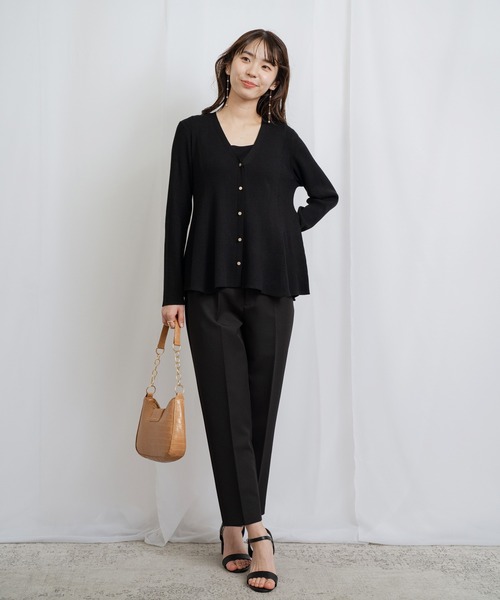 「ANNA LUNA」 ニットカーディガン MEDIUM ブラック レディース_画像6