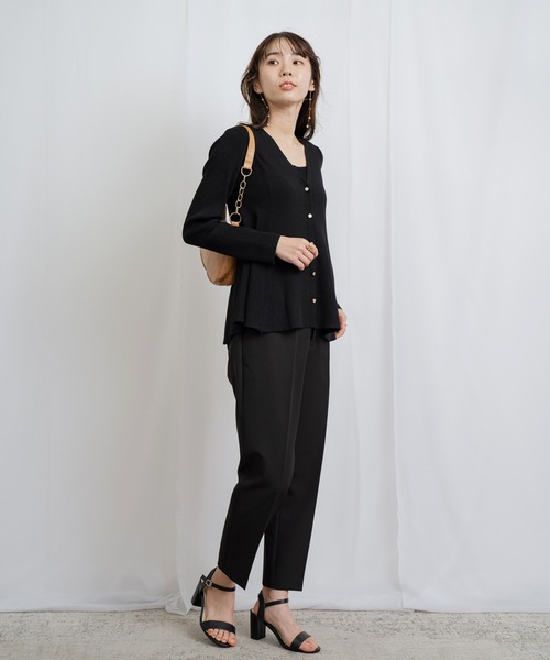 「ANNA LUNA」 ニットカーディガン MEDIUM ブラック レディース_画像7