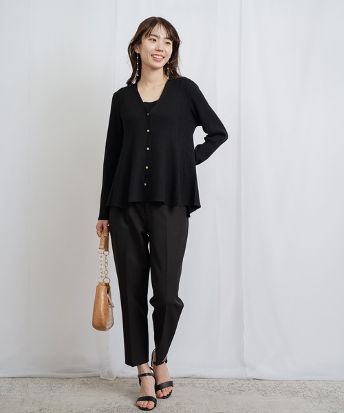 「ANNA LUNA」 ニットカーディガン MEDIUM ブラック レディース_画像8