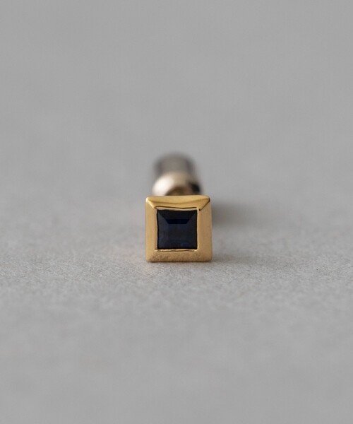 ete bijoux（エテ ビジュー） ピアス 「ピース」 K18YG サファイア