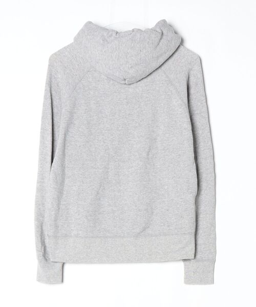 「MACPHEE」 ワンポイントプルオーバーパーカー 1 グレー レディース_画像2