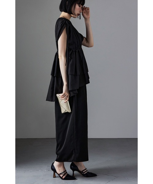 etoll.（エトル） 「le'rure」コンビワンピース M モカ レディース