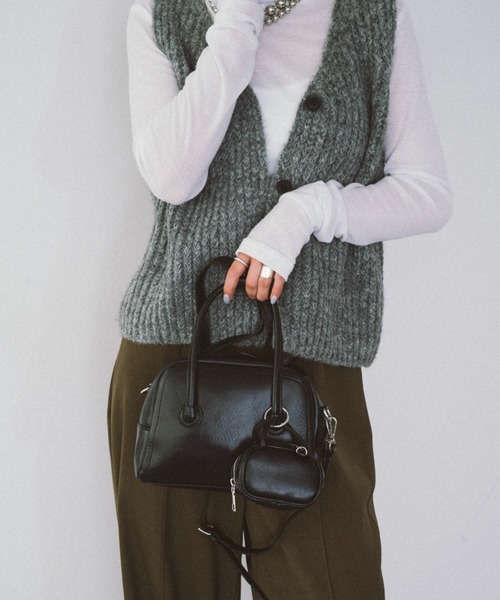 「HANNE」 2WAYバッグ FREE ブラウン レディース_画像6