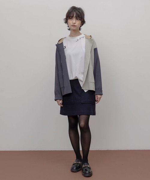 「Eimee Law」 ジャケット FREE チャコールグレー レディース_画像2