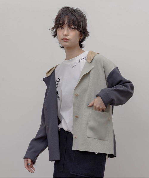 「Eimee Law」 ジャケット FREE チャコールグレー レディース_画像7