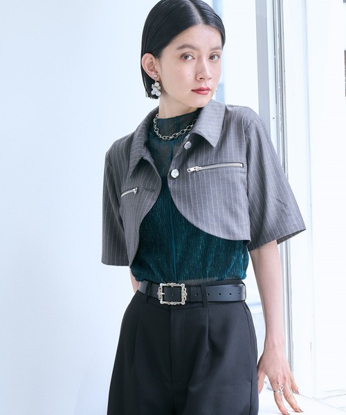 HARE AdoxHARE ブラックジャケット FREE HARE（ハレ） ジャケット FREE ブラック レディース : ZOZOTOWN Yahoo