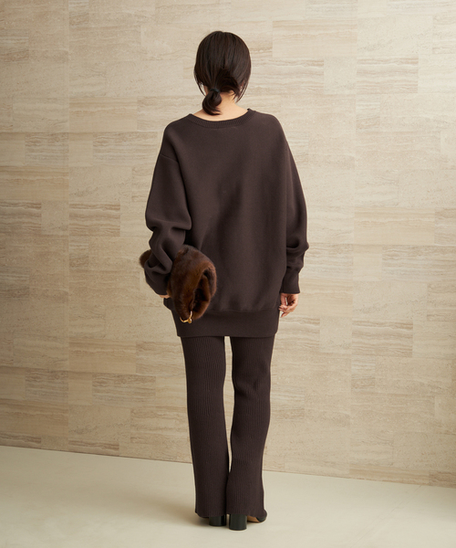 plage（プラージュ） トレーナー スウェット les Tendre brown