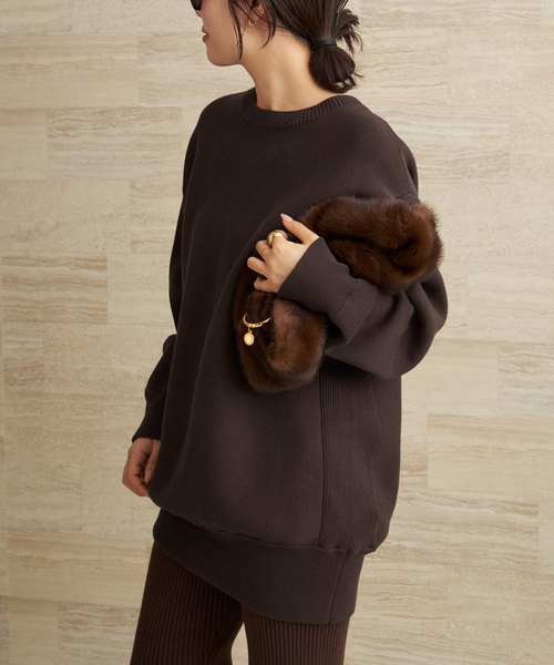 plage（プラージュ） トレーナー スウェット les Tendre brown